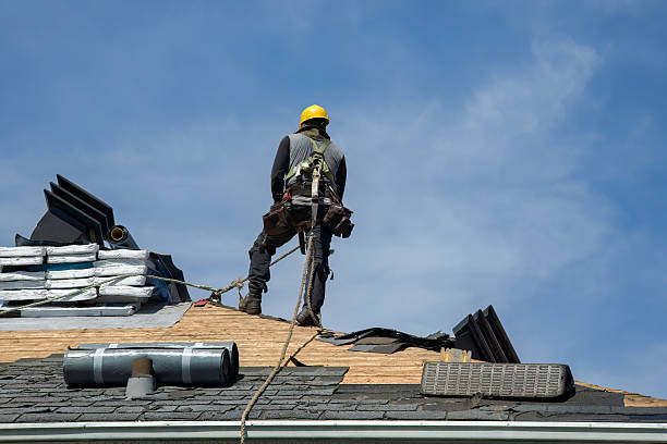 Professional Roof Replacement technician working in Gates Mills, OH